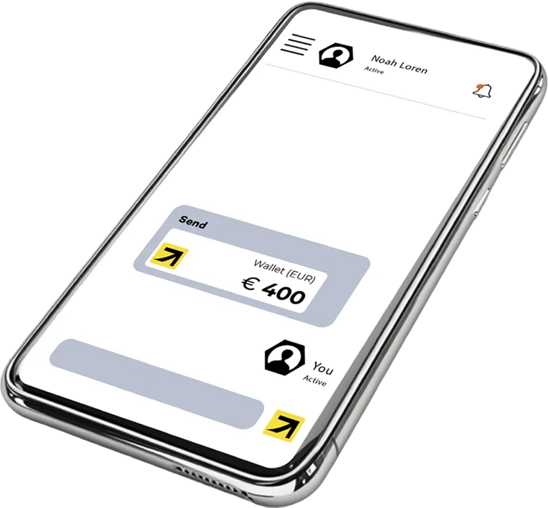 iPhone with Hive app opened